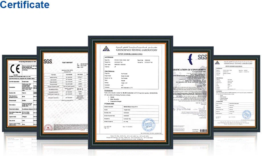 Certificate of granite
