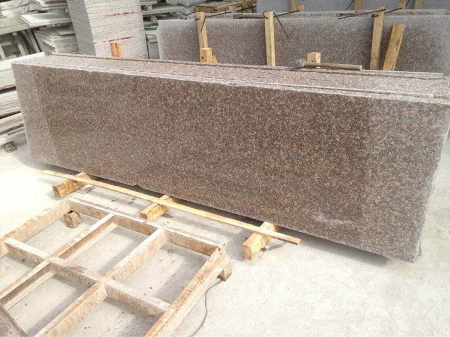 Peach Red Granite Slabs 02