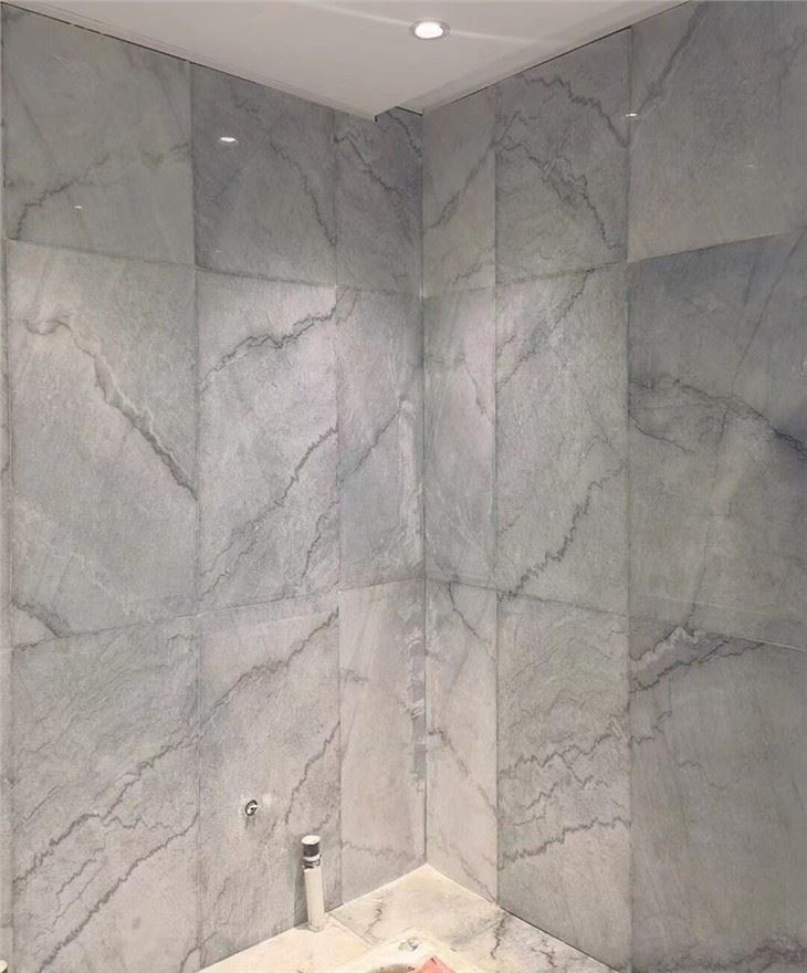 Bruce Grey Marble Bathroom