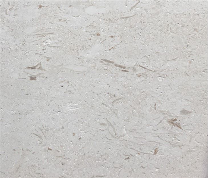 Turkish White Limestone Brushed Surface