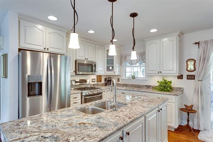 Blue Flower Granite Countertops